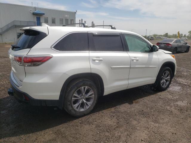 5TDBKRFH6GS307670 - 2016 TOYOTA HIGHLANDER LE WHITE photo 3