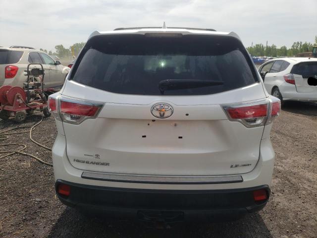 5TDBKRFH6GS307670 - 2016 TOYOTA HIGHLANDER LE WHITE photo 6