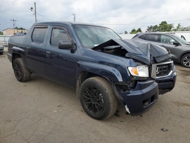 5FPYK16239B108419 - 2009 HONDA RIDGELINE RT BLUE photo 4