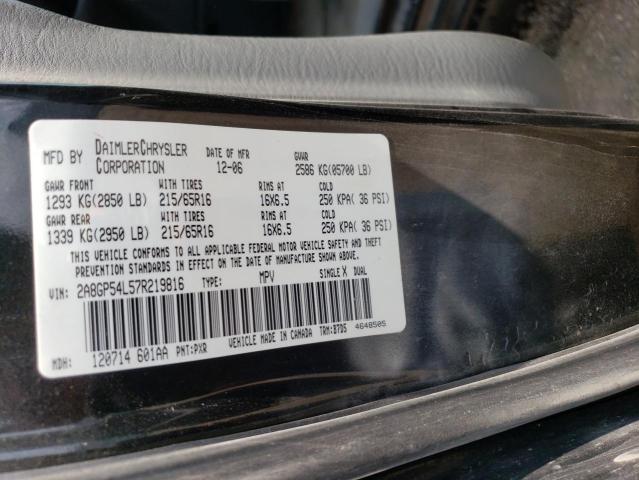 2A8GP54L57R219816 - 2007 CHRYSLER TOWN & COU TOURING Boz foto 13