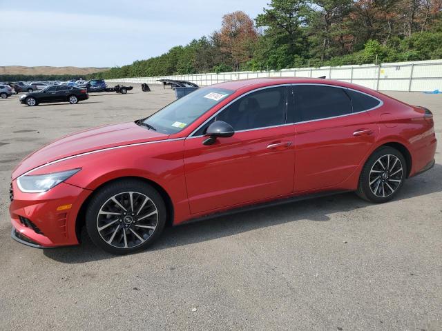 5NPEJ4J21LH008769 - 2020 HYUNDAI SONATA SEL PLUS RED photo 1