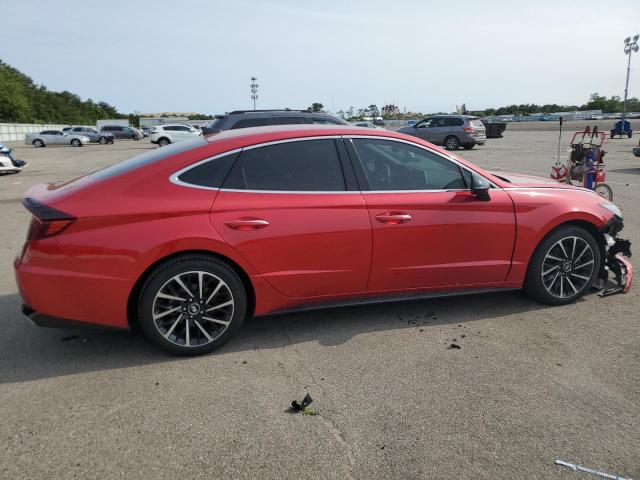 5NPEJ4J21LH008769 - 2020 HYUNDAI SONATA SEL PLUS RED photo 3