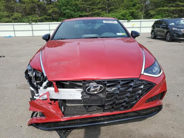 5NPEJ4J21LH008769 - 2020 HYUNDAI SONATA SEL PLUS RED photo 5