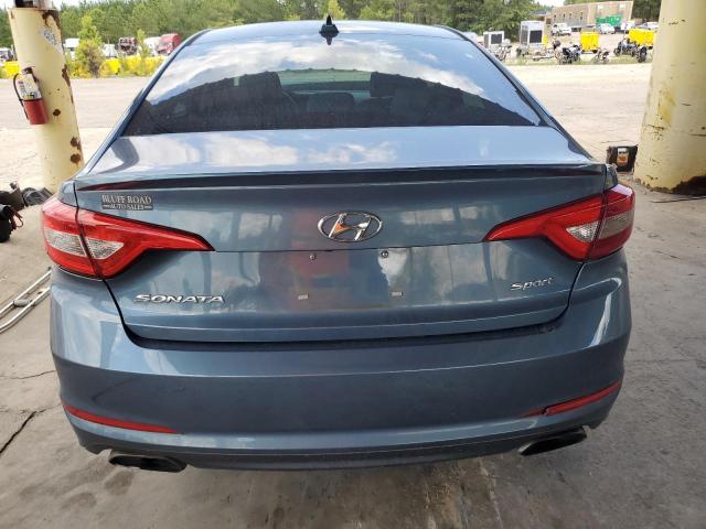 5NPE34AF6GH314787 - 2016 HYUNDAI SONATA SPORT BLUE photo 6