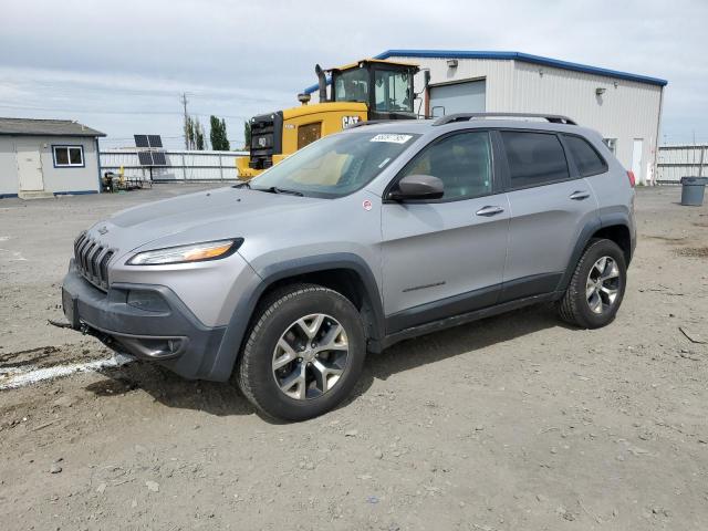 1C4PJMBS6EW159174 - 2014 JEEP CHEROKEE TRAILHAWK GRAY photo 1
