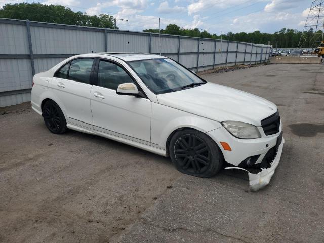 WDDGF81X29R061694 - 2009 MERCEDES-BENZ C 300 4MATIC WHITE photo 4