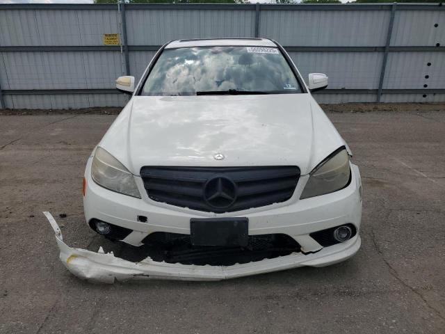 WDDGF81X29R061694 - 2009 MERCEDES-BENZ C 300 4MATIC WHITE photo 5