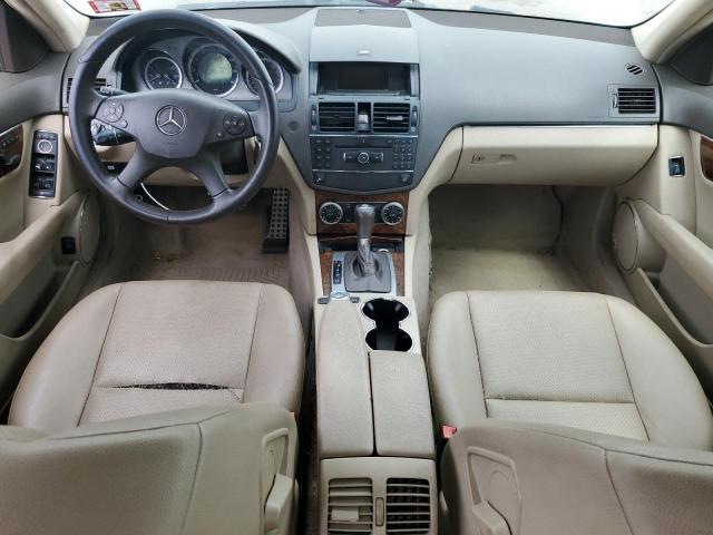 WDDGF81X29R061694 - 2009 MERCEDES-BENZ C 300 4MATIC WHITE photo 8