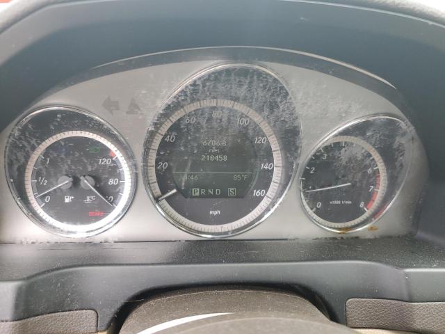 WDDGF81X29R061694 - 2009 MERCEDES-BENZ C 300 4MATIC WHITE photo 9