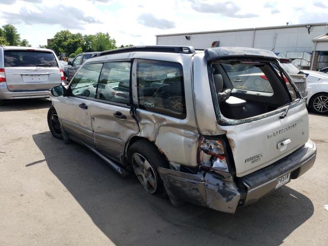 JF1SF6552YH714214 - 2000 SUBARU FORESTER S SILVER photo 2