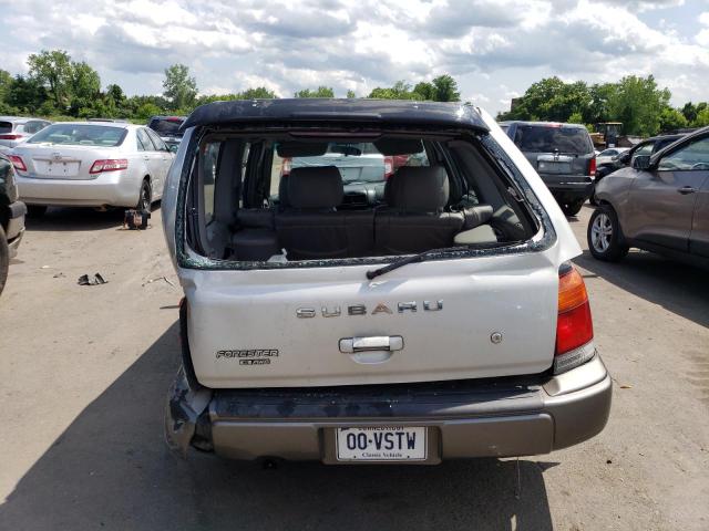 JF1SF6552YH714214 - 2000 SUBARU FORESTER S SILVER photo 6