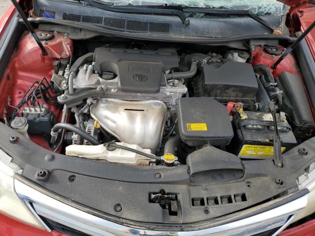 4T4BF1FK3CR221936 - 2012 TOYOTA CAMRY BASE RED photo 11