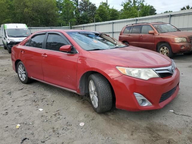 4T4BF1FK3CR221936 - 2012 TOYOTA CAMRY BASE RED photo 4