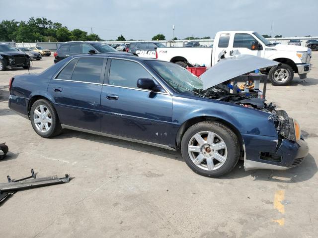 1G6KE57Y54U144289 - 2004 CADILLAC DEVILLE DHS BLUE photo 4