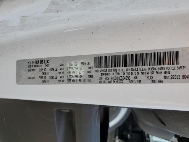 3C6TRVCG0HE524896 - 2017 RAM PROMASTER 2500 HIGH 白色 照片 14