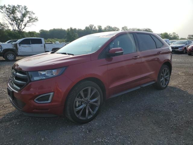 2FMPK4AP9HBC36647 - 2017 FORD EDGE SPORT RED photo 1