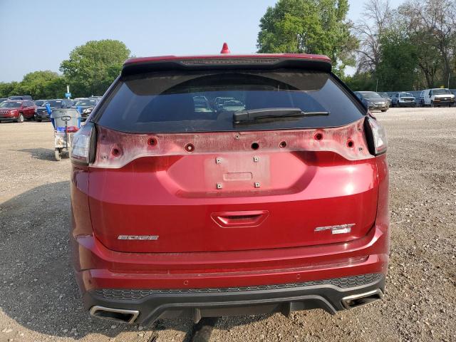 2FMPK4AP9HBC36647 - 2017 FORD EDGE SPORT RED photo 6