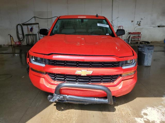 1GCVKPEH8JZ376496 - 2018 CHEVROLET SILVERADO K1500 CUSTOM RED photo 5