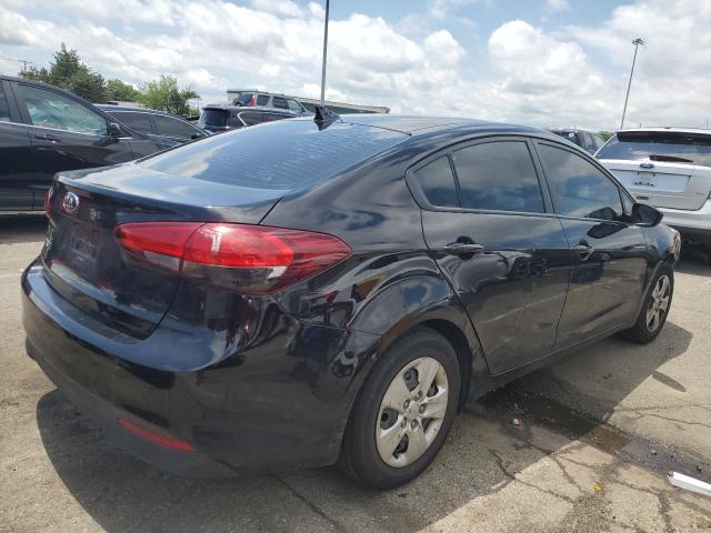 3KPFK4A72HE124572 - 2017 KIA FORTE LX BLACK photo 3