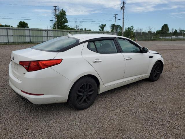 KNAGM4A70D5396524 - 2013 KIA OPTIMA LX WHITE photo 3