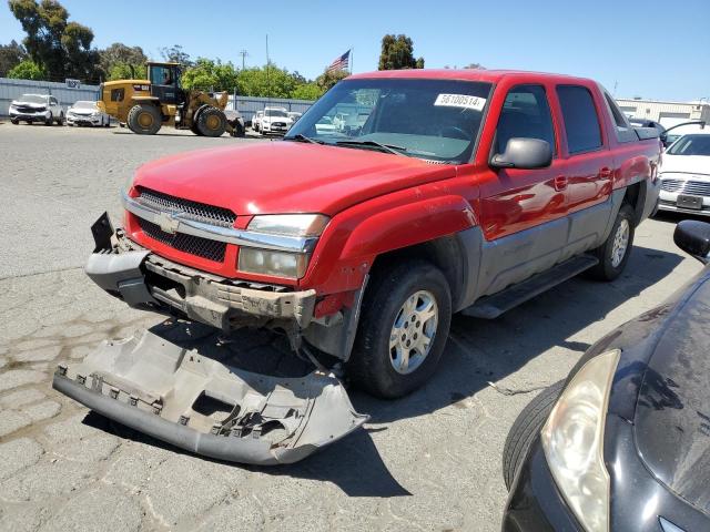 3GNEK13T42G173215 - 2002 CHEVROLET AVALANCHE K1500 RED photo 1