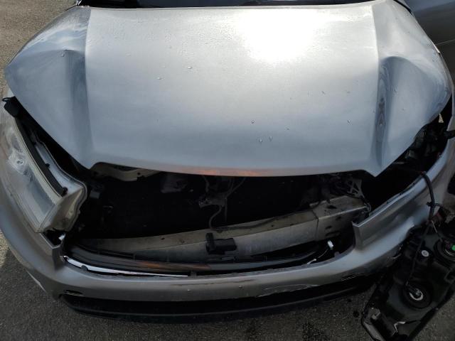 5TDJKRFHXGS246318 - 2016 TOYOTA HIGHLANDER XLE SILVER photo 12