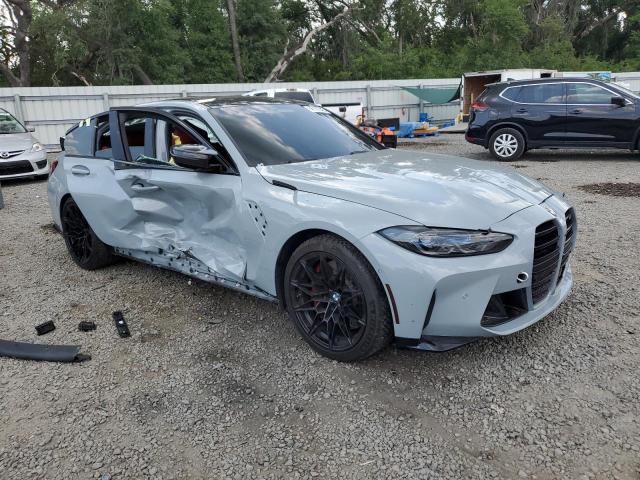 WBS43AY08RFT30099 - 2024 BMW M3 COMPETITION ნაცრისფერი ფოტო 4