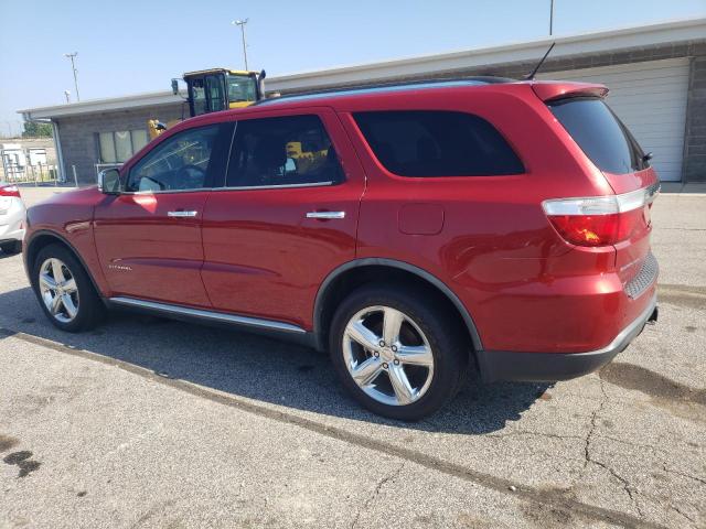 1D4SD5GT5BC592493 - 2011 DODGE DURANGO CITADEL RED photo 2