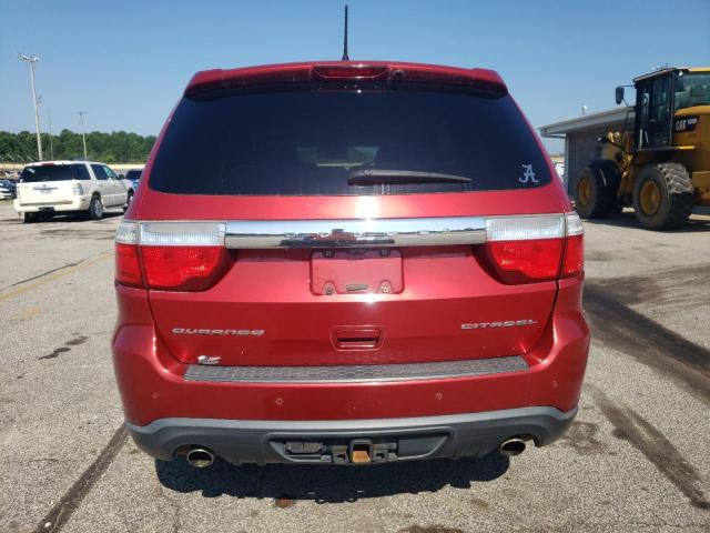 1D4SD5GT5BC592493 - 2011 DODGE DURANGO CITADEL RED photo 6