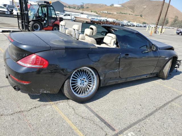 WBAEB5C50AC225813 - 2010 BMW 650I I BLACK photo 3