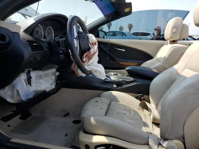 WBAEB5C50AC225813 - 2010 BMW 650I I BLACK photo 7