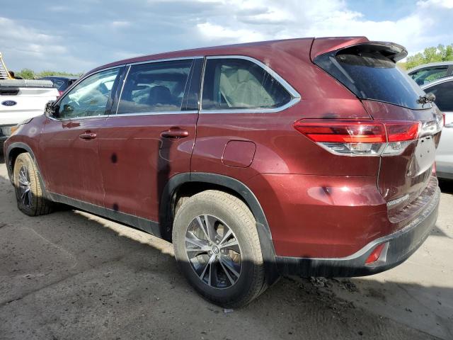 5TDBZRFH6KS979720 - 2019 TOYOTA HIGHLANDER LE BURGUNDY photo 2