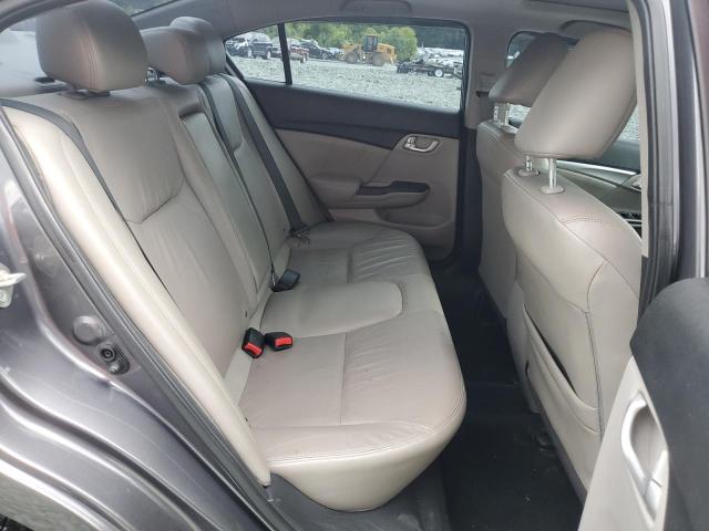 2HGFB2F95FH520920 - 2015 HONDA CIVIC EXL ნაცრისფერი ფოტო 10