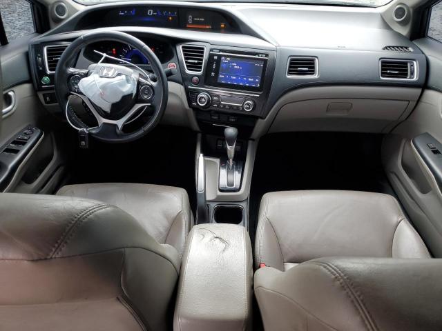 2HGFB2F95FH520920 - 2015 HONDA CIVIC EXL ნაცრისფერი ფოტო 8