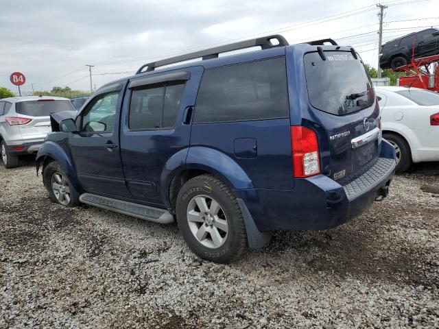 5N1AR18B99C606670 - 2009 NISSAN PATHFINDER S BLUE photo 2