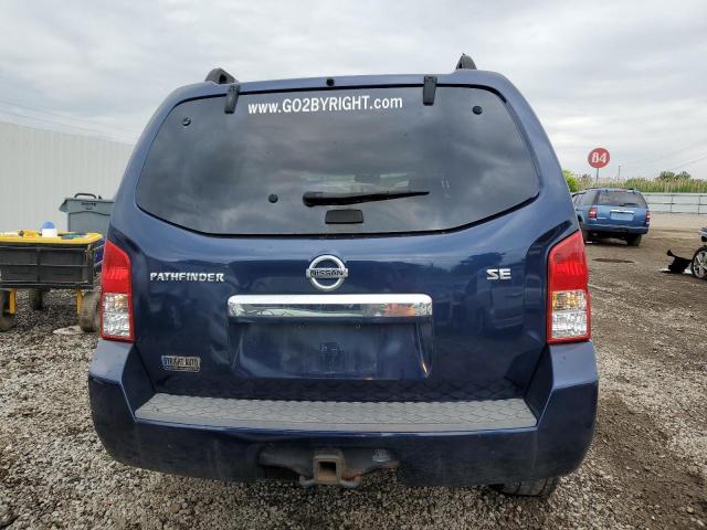 5N1AR18B99C606670 - 2009 NISSAN PATHFINDER S BLUE photo 6