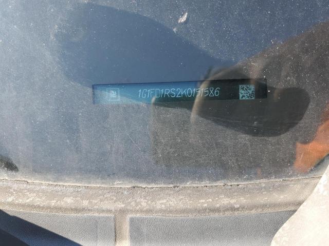 1G1FD1RS2K0151586 - 2019 CHEVROLET CAMARO LT თეთრი ფოტო 13