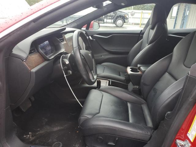 5YJSA1E20JF264795 - 2018 TESLA MODEL S 红色 照片 7