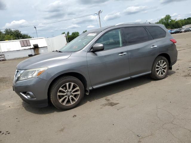 5N1AR2MM4FC723422 - 2015 NISSAN PATHFINDER S GRAY photo 1