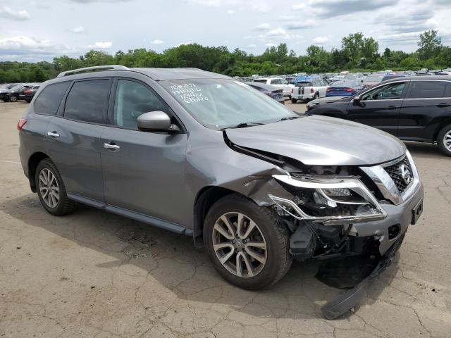 5N1AR2MM4FC723422 - 2015 NISSAN PATHFINDER S GRAY photo 4