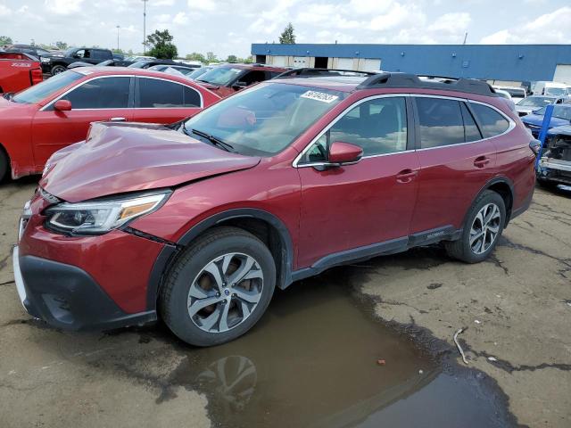 4S4BTGND4L3221202 - 2020 SUBARU OUTBACK LIMITED XT RED photo 1