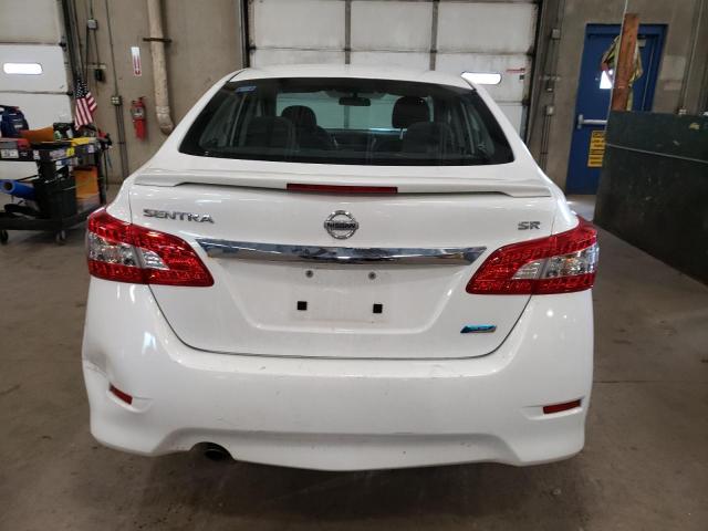 3N1AB7AP6EY270479 - 2014 NISSAN SENTRA S WHITE photo 6