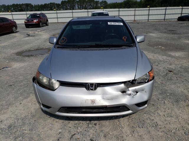 2HGFG12908H509621 - 2008 HONDA CIVIC EXL SILVER photo 5