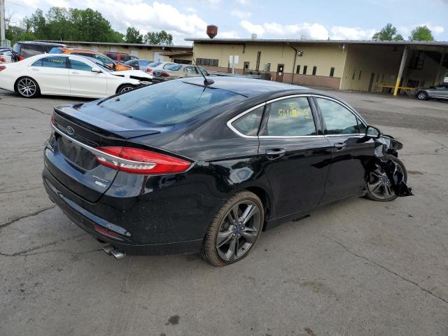 3FA6P0VP5JR237540 - 2018 FORD FUSION SPORT BLACK photo 3