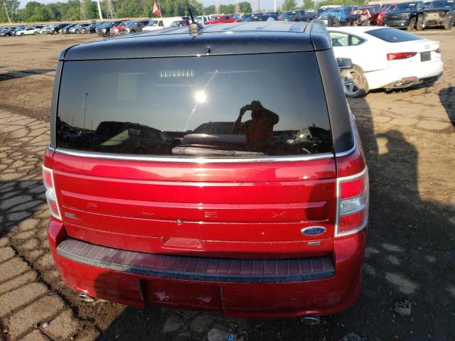 2FMHK6C83FBA00014 - 2015 FORD FLEX SEL RED photo 6