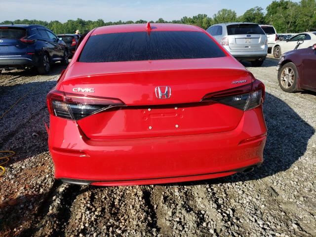 2HGFE2F5XNH554709 - 2022 HONDA CIVIC SPORT 红色 照片 6