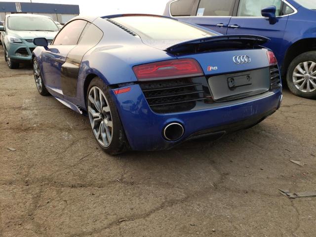 WUAANAFG4EN001231 - 2014 AUDI R8 5.2 QUATTRO BLUE photo 2