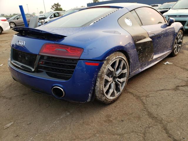 WUAANAFG4EN001231 - 2014 AUDI R8 5.2 QUATTRO BLUE photo 3