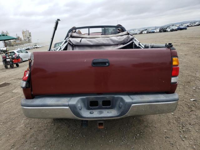 5TBRT34121S204826 - 2001 TOYOTA TUNDRA ACCESS CAB Կարմիր լուսանկար 6