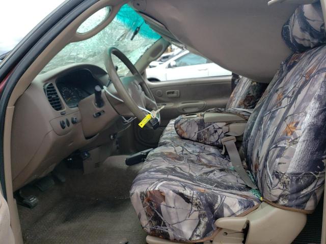 5TBRT34121S204826 - 2001 TOYOTA TUNDRA ACCESS CAB Կարմիր լուսանկար 7
